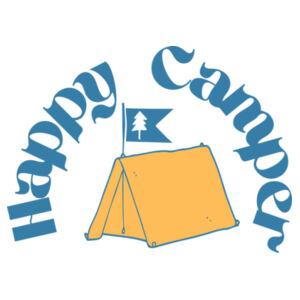Happy Camper Tee Design